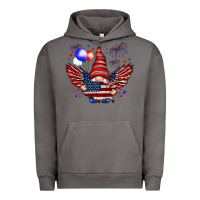 Pigment Tornado Gnome with 4th Of July elements Urban Hoodie - HowdyJamesFarm