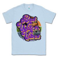 Dusty Blue bad witch vibes Classic Tee - JahusDesignShop