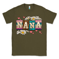 Army Green daisy nana Classic Tee - AdoDesignShop