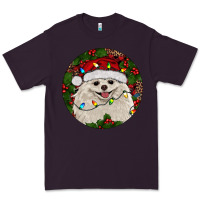 Plum Christmas pomeranian Premium Tee - RanaPortraitStore
