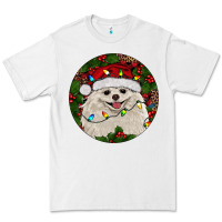 White Christmas pomeranian Premium Tee - RanaPortraitStore