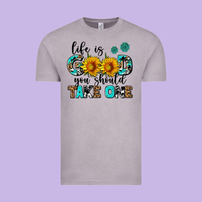 Life Is Good You Should Get One Vintage Tee Designed By Adodesignshop