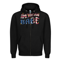 Black American babe Zipper Hoodie - MaliasSmallBusiness