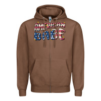 Chestnut American babe Zipper Hoodie - MaliasSmallBusiness