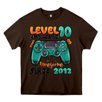 Chocolate Brown level 10 unlocked awesome since 2013 Heavy Core Tee - MaliasSmallBusiness