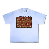 Grape Ice christmas gingerbread man and house background Urban Heavy Tee - BundleAndBundleShop
