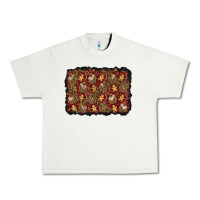 Pistachio christmas gingerbread man and house background Urban Heavy Tee - BundleAndBundleShop