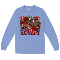 Colony Blue rodeo christmas howdy Long Sleeve Tee - AdoDesignShop