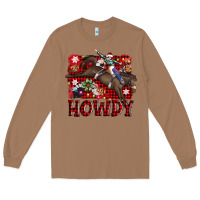 Toasted Coconut rodeo christmas howdy Long Sleeve Tee - AdoDesignShop