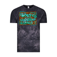 Cloud Black i am not bossy i just have leadership skills Vintage Tee - AdoDesignShop
