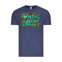 Vintage Denim i am not bossy i just have leadership skills Vintage Tee - AdoDesignShop