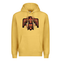 Antique Gold Red Aztec Thunderbird Premium Hoodie - Bettercallsaul