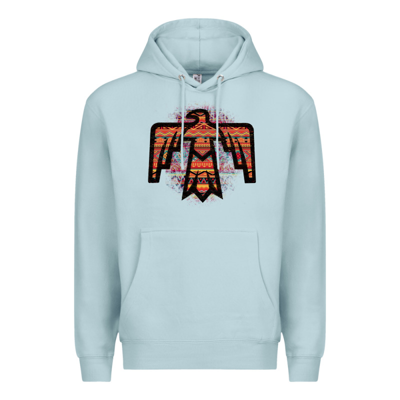 Red Aztec Thunderbird Premium Hoodie by Bettercallsaul | Teevron