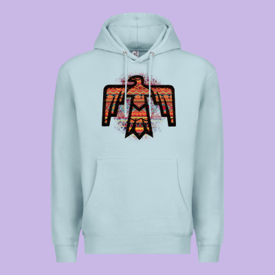 Red Aztec Thunderbird Premium Hoodie Designed By Bettercallsaul
