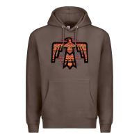Coffee Red Aztec Thunderbird Premium Hoodie - Bettercallsaul