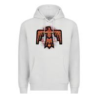 Dove Grey Red Aztec Thunderbird Premium Hoodie - Bettercallsaul