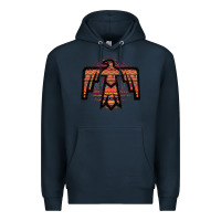 Navy Red Aztec Thunderbird Premium Hoodie - Bettercallsaul