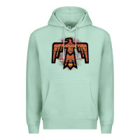 Seafoam Red Aztec Thunderbird Premium Hoodie - Bettercallsaul