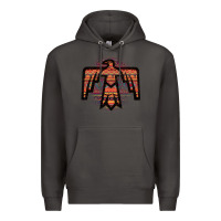 Smoke Red Aztec Thunderbird Premium Hoodie - Bettercallsaul