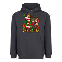 My First Christmas Reindeer Heavyweight Hoodie | Teevron