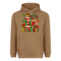 Toasted Coconut my first christmas reindeer Heavyweight Hoodie - MaliasSmallBusiness