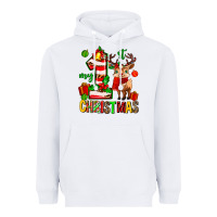 White my first christmas reindeer Heavyweight Hoodie - MaliasSmallBusiness