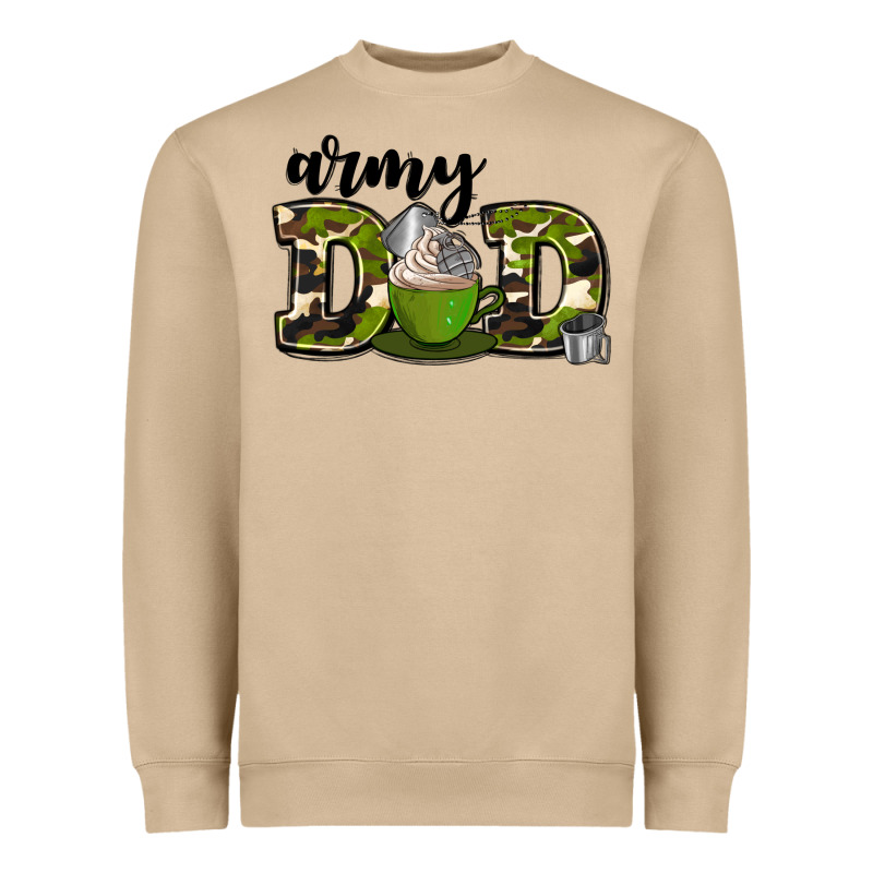 Army Dad Heavyweight Sweatshirt by AdoDesignShop | Teevron