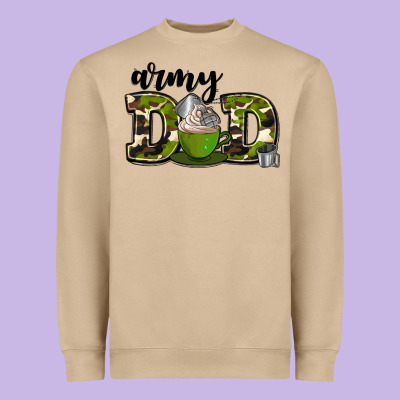Army Dad Heavyweight Sweatshirt Designed By Adodesignshop