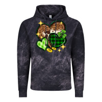 Cloud Black St. Patrick's Day hearts Vintage Hoodie - Neo Western