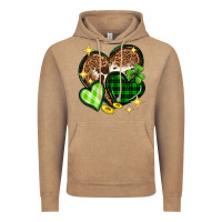 Vintage Coffee St. Patrick's Day hearts Vintage Hoodie - Neo Western