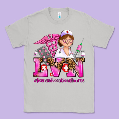Lvn Licensed Vocational Nurse Classic Tee Designed By Adodesignshop