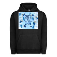 Pigment Black don't make me use my dad voice Urban Hoodie - TumblerDesignByShophia