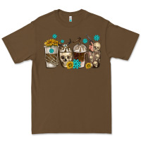 Cacao coffee cups bull skull with gemstones Premium Tee - texasbilliewilder