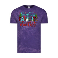 Cloud Purple santas favorite dentist Vintage Tee - JahusDesignShop