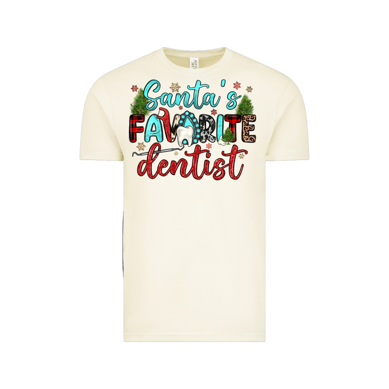 Santas Favorite Dentist Vintage Tee by JahusDesignShop | Teevron