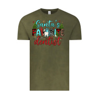 Vintage Olive santas favorite dentist Vintage Tee - JahusDesignShop