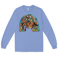 Colony Blue bucking bronco rodeo rainbow Long Sleeve Tee - Artiststas