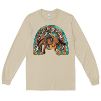 Mushroom bucking bronco rodeo rainbow Long Sleeve Tee - Artiststas