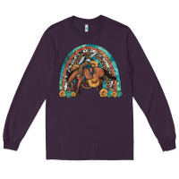 Plum bucking bronco rodeo rainbow Long Sleeve Tee - Artiststas