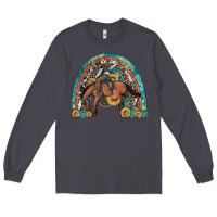Smoke bucking bronco rodeo rainbow Long Sleeve Tee - Artiststas