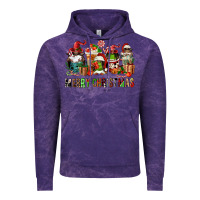Cloud Purple merry christmas coffee afro gnomies Vintage Hoodie - FaDigitalArtStudio