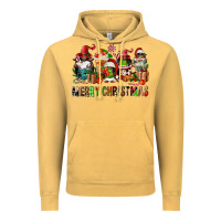 Vintage Mustard merry christmas coffee afro gnomies Vintage Hoodie - FaDigitalArtStudio