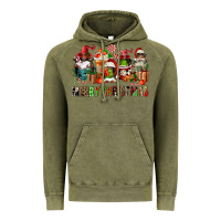 Vintage Olive merry christmas coffee afro gnomies Vintage Hoodie - FaDigitalArtStudio