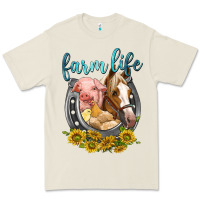 Bone chicken pig horse farm life Premium Tee - texasbilliewilder
