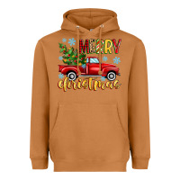 Meerkat merry christmas truck Heavyweight Hoodie - MaliasSmallBusiness