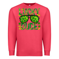 Cardinal Lucky Dude St Patricks Premium Sweatshirt - BundleAndBundleShop