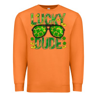 Carrot Lucky Dude St Patricks Premium Sweatshirt - BundleAndBundleShop