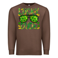 Chestnut Lucky Dude St Patricks Premium Sweatshirt - BundleAndBundleShop