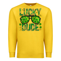 Lemon Lucky Dude St Patricks Premium Sweatshirt - BundleAndBundleShop