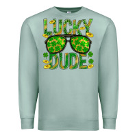 Seafoam Lucky Dude St Patricks Premium Sweatshirt - BundleAndBundleShop